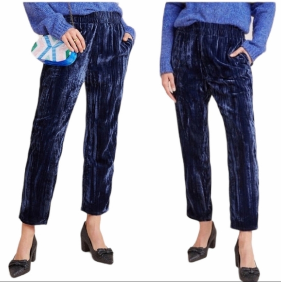 Anthropologie Pants - NWT Anthropologie Tina Jo Crushed Velvet Pants